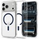 Spigen Ultra Hybrid MagSafe Case for iPhone 18 Pro / 17 Pro - Clear Navy Blue