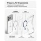 Spigen Ultra Hybrid MagSafe Case for iPhone 18 Pro / 17 Pro - Clear Navy Blue
