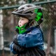 Rockbros TS-61 10110061003 Children's Bike Helmet with Detachable Chin Size S (48-52) - Green - OUTLET