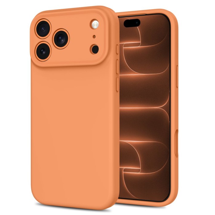 Tech-Protect Silicone MagSafe Case for iPhone 18 Pro Max / 17 Pro Max - orange