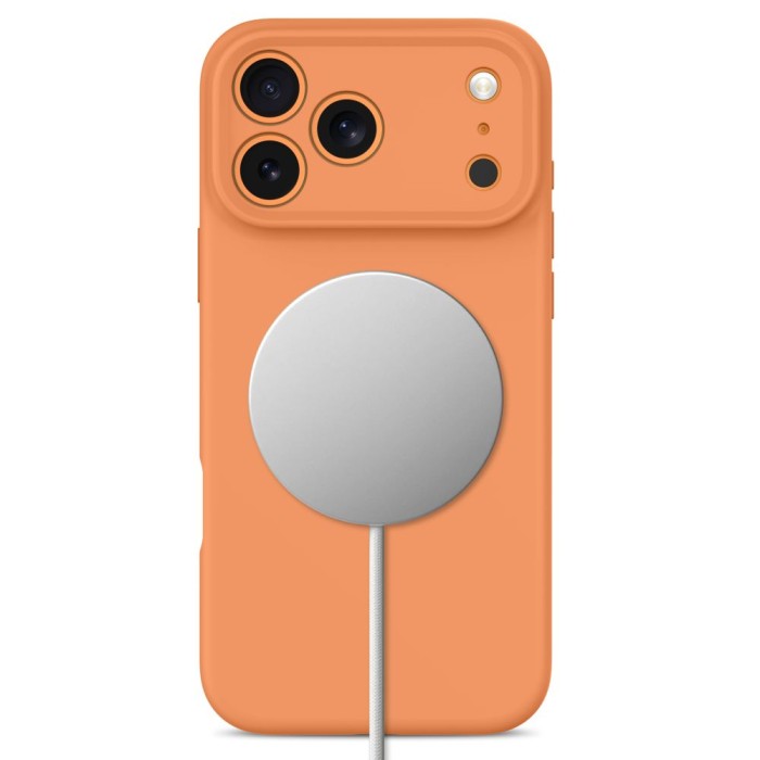 Tech-Protect Silicone MagSafe Case for iPhone 18 Pro Max / 17 Pro Max - orange