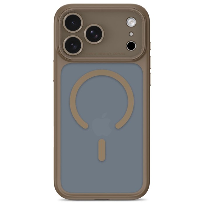 Tech-Protect MagPeak MagSafe CC Case for iPhone 18 Pro / 17 Pro - matte beige