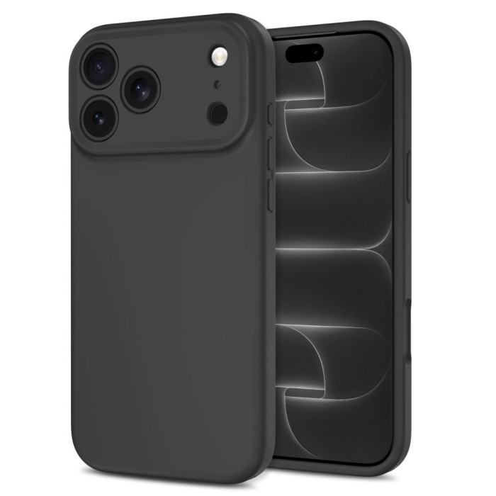 Tech-Protect Silicone MagSafe Case for iPhone 18 Pro / 17 Pro - black