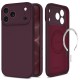 Tech-Protect Silicone MagSafe Case for iPhone 18 Pro / 17 Pro - Burgundy