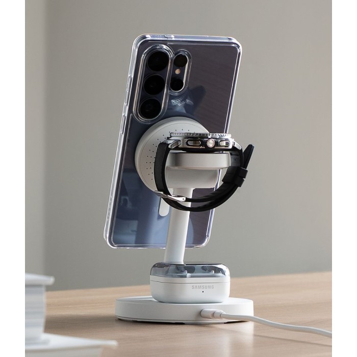 Ringke 3in1 Magnetic MagSafe 25W QI2.2 Wireless Charger - white