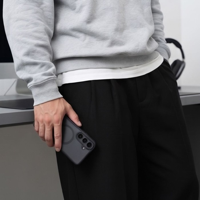 Tech-Protect BasicMag MagSafe Case for Samsung Galaxy S26 FE - matte black