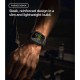 Spigen Lock Fit case + Spigen Tempered Glass screen protector set for Apple Watch Ultra (49 mm) - matte black