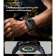 Spigen Lock Fit case + Spigen Tempered Glass screen protector set for Apple Watch Ultra (49 mm) - matte black