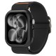 Spigen Thin Fit case + Spigen Lite Fit Ultra band set for Apple Watch (46 mm) - black