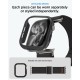 Spigen Thin Fit case + Spigen Lite Fit Ultra band set for Apple Watch (46 mm) - black