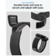 Spigen Rugged Armor case + Spigen Athlex Air band set for Apple Watch (46 mm) - black-grey