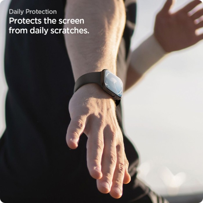 Spigen Elite Shield EZ Fit 2-Pack Hydrogel Film for Apple Watch 12 (42 mm)