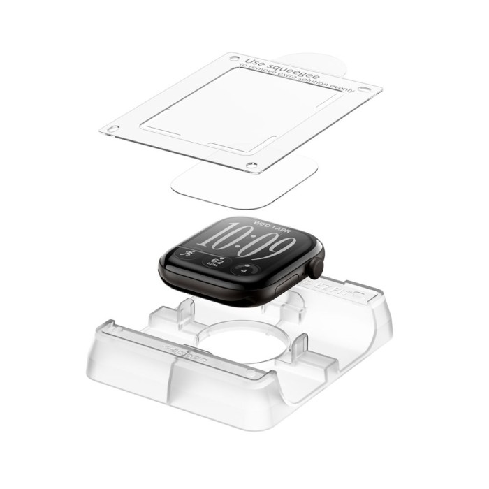 Spigen Elite Shield EZ Fit 2-Pack Hydrogel Film for Apple Watch 12 (42 mm)