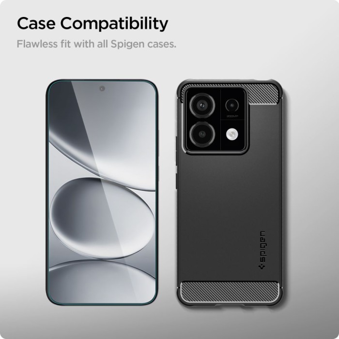 Spigen Glas.tR Slim 2-Pack Tempered Glass for Xiaomi Redmi Note 15 Pro / 17 Pro / 17 Pro Max 5G
