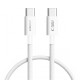 Tech-Protect Ultraboost Lite USB-C / USB-C 60W / 3A 50 cm Cable - White