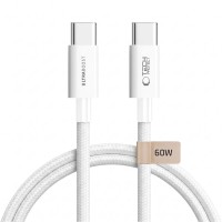 Tech-Protect Ultraboost Lite USB-C / USB-C 60W / 3A 150 cm Cable - White