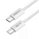 Tech-Protect Ultraboost Lite USB-C / USB-C 60W / 3A 300 cm Cable - white