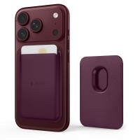 Tech-Protect CH01 MagWallet MagSafe Magnetic Wallet for phone - burgundy