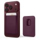 Tech-Protect CH01 MagWallet MagSafe Magnetic Wallet for phone - burgundy
