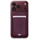 Tech-Protect MagWallet Stand MagSafe Magnetic Phone Wallet - Burgundy