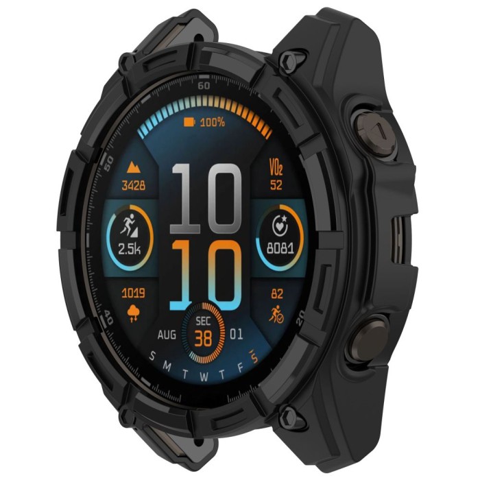 Tech-Protect Defense Air Case for Garmin Fenix 9 (51 mm) - black