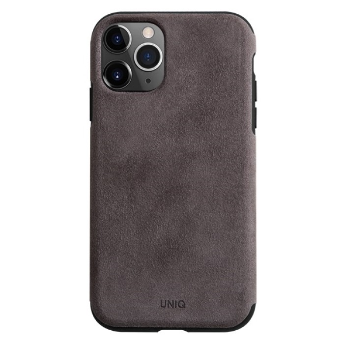 Uniq Sueve case for iPhone 11 Pro Max - dark gray