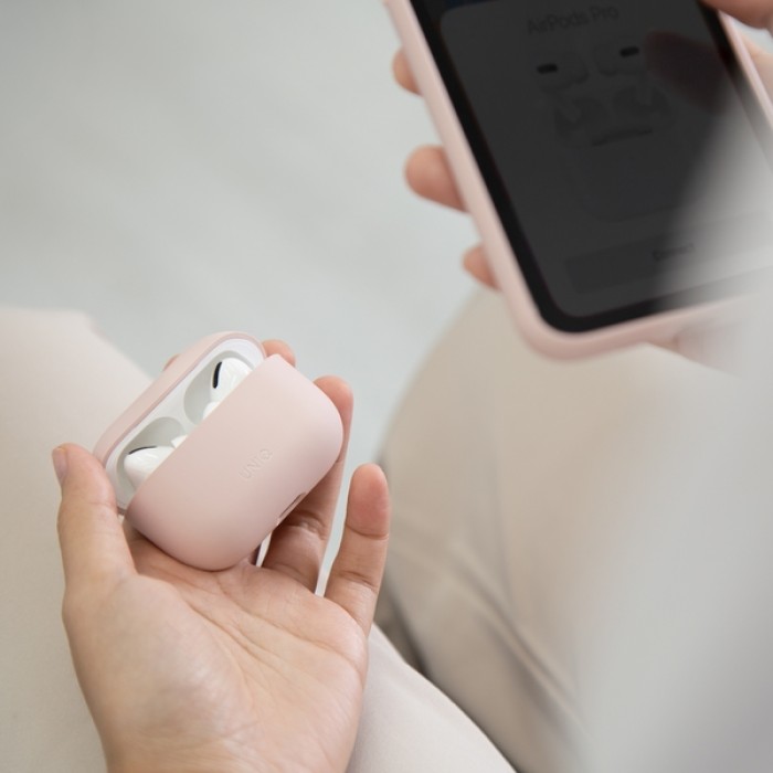 Uniq Lino Silicone case for AirPods Pro - mint