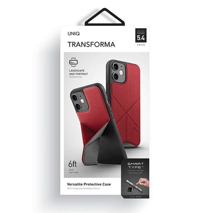 Uniq Transforma case for iPhone 12 mini - red