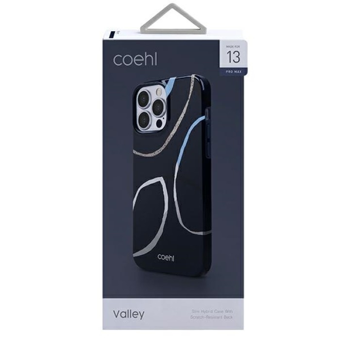 Uniq Coehl Valley case for iPhone 13 Pro Max - navy blue