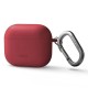 Uniq Nexo case for AirPods 3 + Ear Hooks Silicone - red
