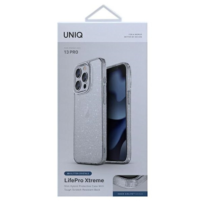 Uniq LifePro Xtreme case for iPhone 13 Pro / iPhone 13 - transparent