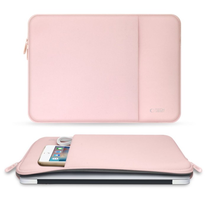 Tech-Protect Neoprene Laptop Case 13" - Pink