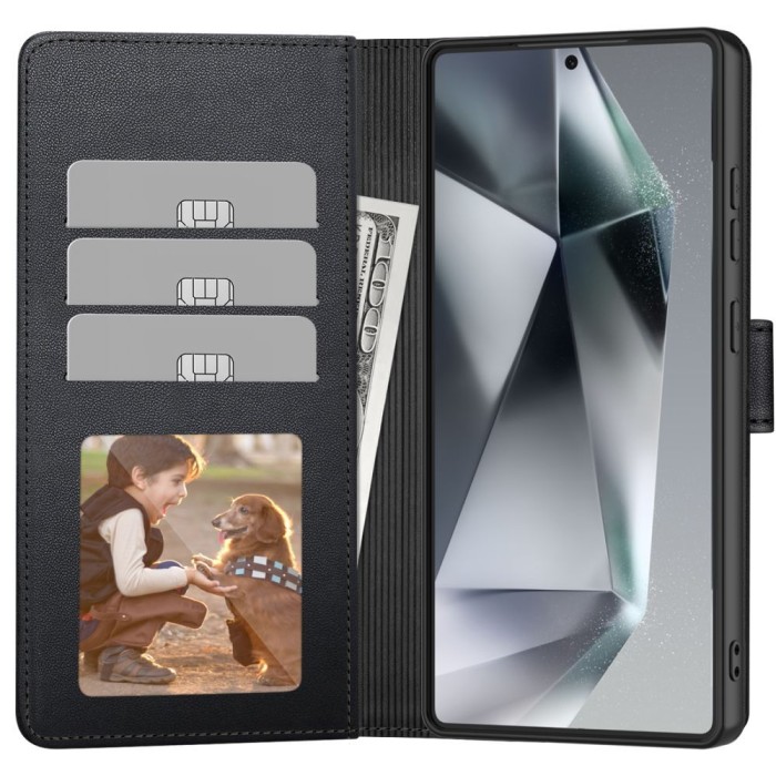 Tech-Protect Wallet Case for Motorola Moto G15 / G15 Power - Black