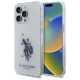 US Polo USHCP15XTPUHRBH iPhone 15 Pro Max 6.7" white Shiny Big Logo