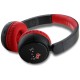 Hello Kitty Face Logo Bluetooth On-Ear Headphones - Red