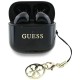 Guess Glossy Effect Printed Classic Logo &amp;amp; Charm TWS headphones - black