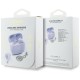 TWS Guess Glossy Effect Printed Classic Logo &amp;amp; Charm Headphones - Lavender