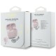 TWS Guess Glossy Effect Printed Classic Logo &amp;amp; Charm Headphones - Pink
