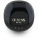 Guess Glossy Effect Egg Shape Printed Classic Logo TWS headphones - black