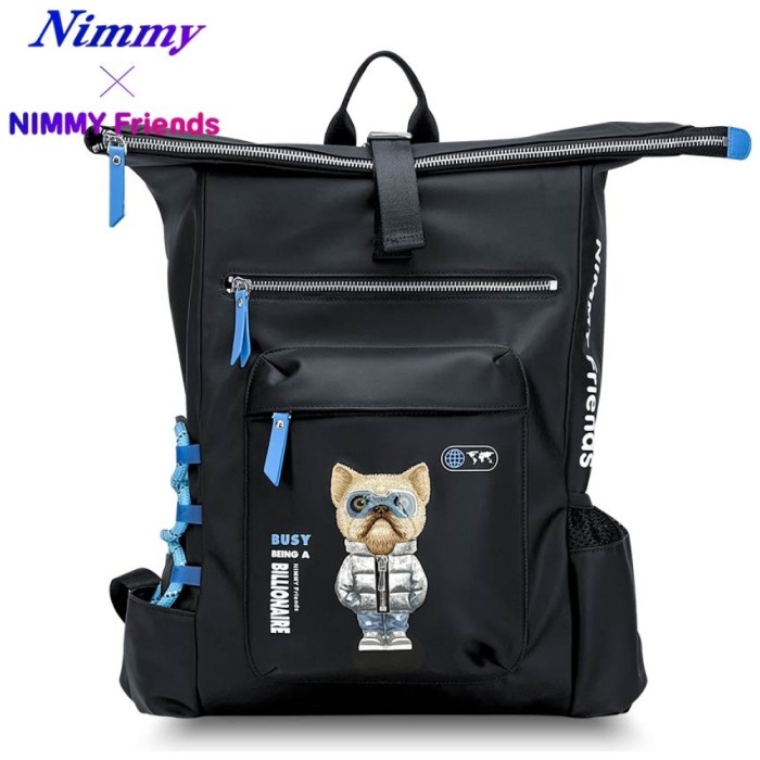 Nimmy Cool&amp;amp;Cute 2.0 Dog Laptop Backpack - Black