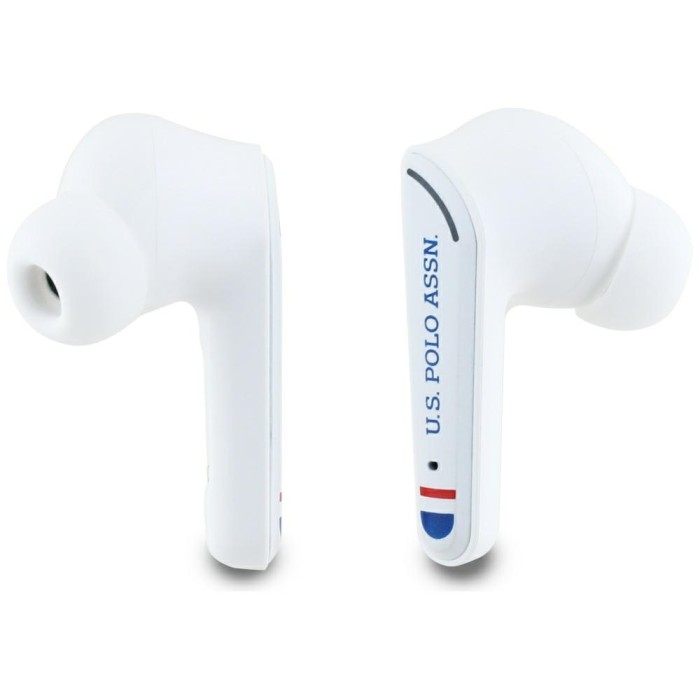 TWS US Polo DH Logo Bluetooth Headphones - White
