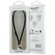 Hello Kitty Nylon Cord Kitty Head Phone Charm - Black
