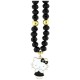 Hello Kitty Pearls and Beads Kitty Charm Phone Charm - Black