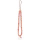 Hello Kitty Pearls Kitty Head Phone Charm - Red