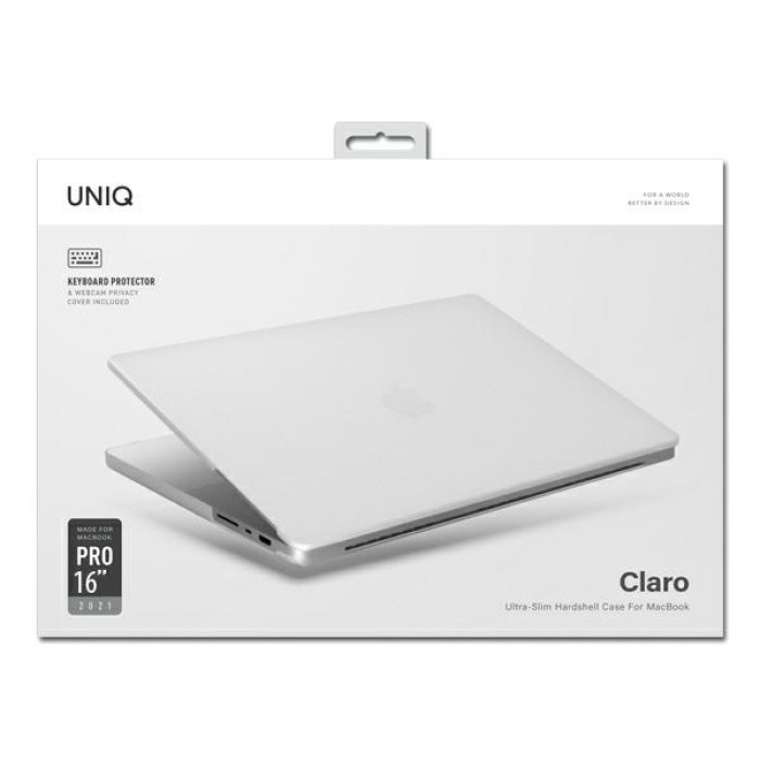 Uniq Claro case for MacBook Pro 16&amp;#39;&amp;#39; (2021) - transparent