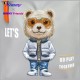 Nimmy Cool&amp;amp;Cute 2.0 Bear Laptop Backpack - Gray