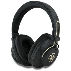 Guess ENC Metal 4G Logo Over-Ear Headphones - Black