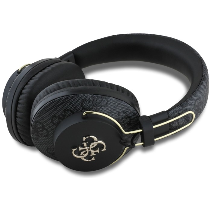 Guess ENC Metal 4G Logo Over-Ear Headphones - Black