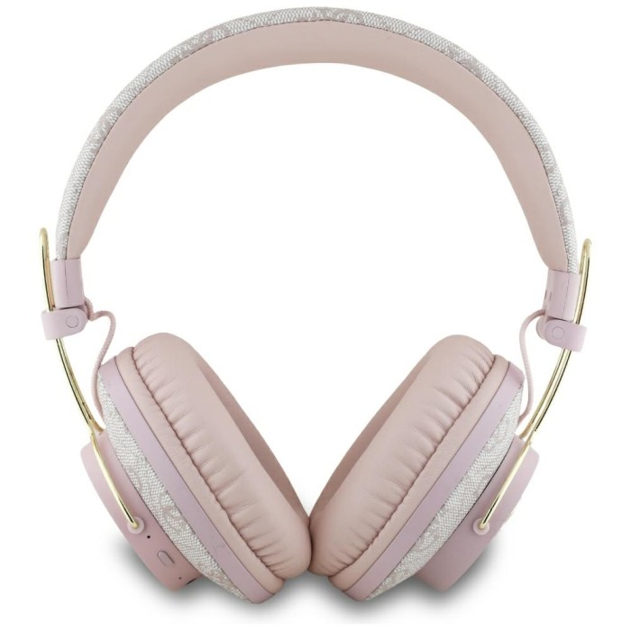 Guess ENC Metal 4G Logo On-Ear Headphones - Pink