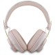 Guess ENC Metal 4G Logo On-Ear Headphones - Pink